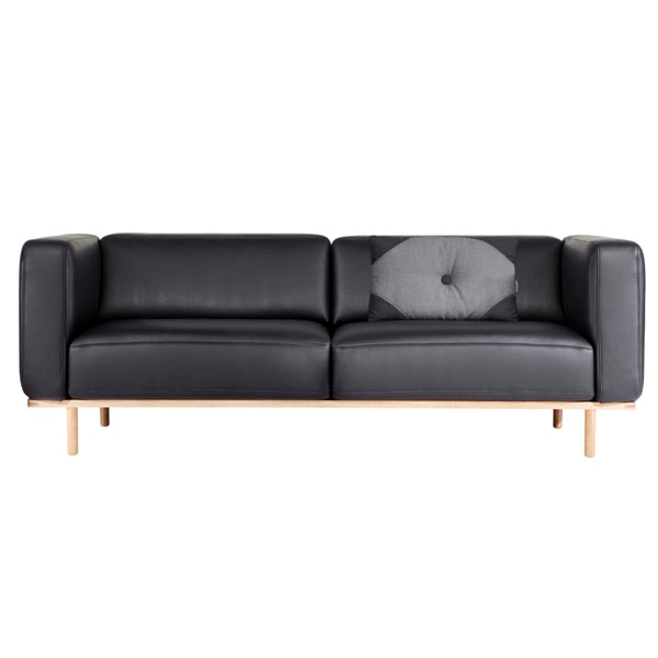 Andersen Furniture A1 3 pers. sofa - sort læder