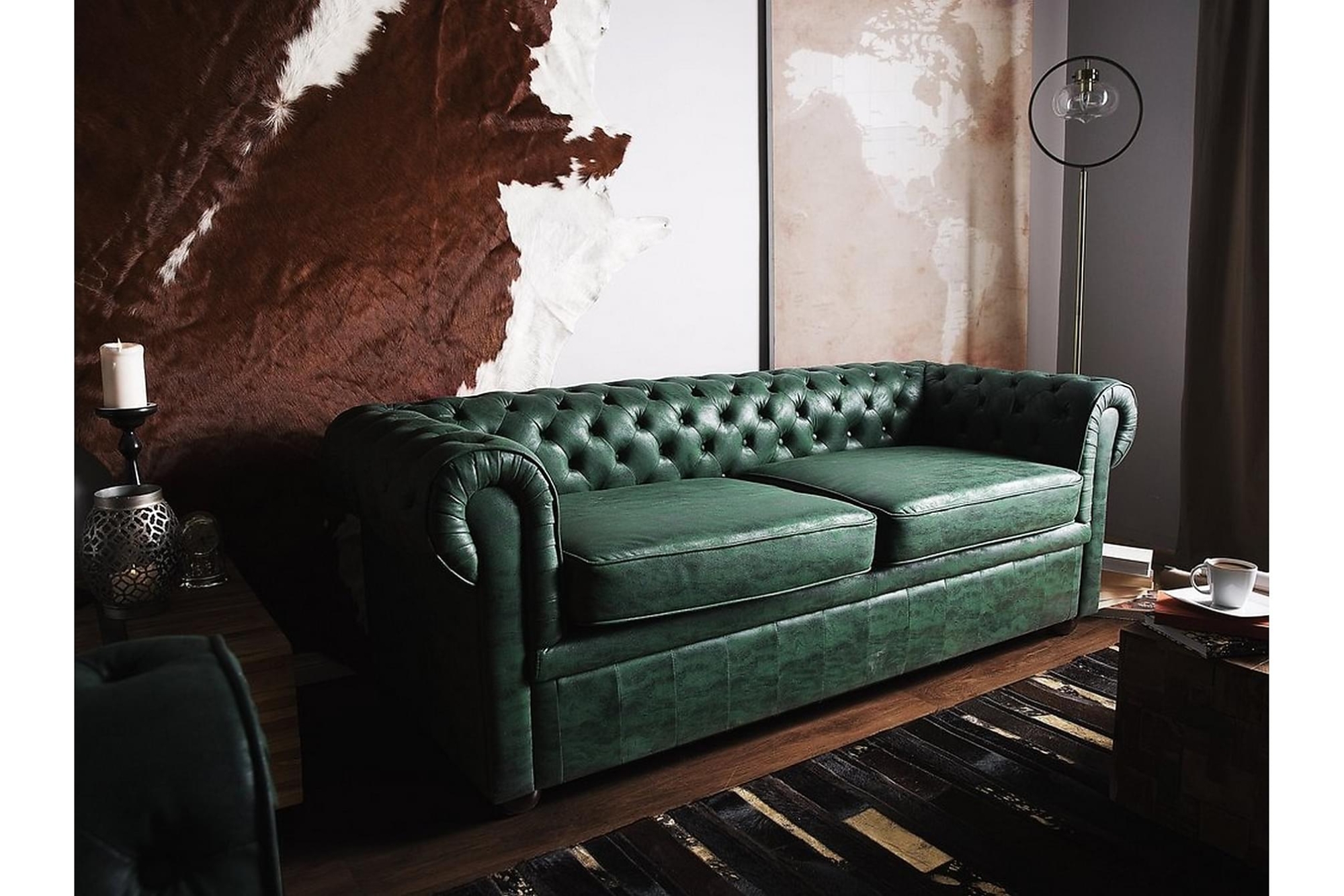 Grøn sofa
