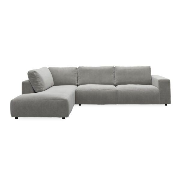 Harlow venstrevendt hjørnesofa med pufafslutning