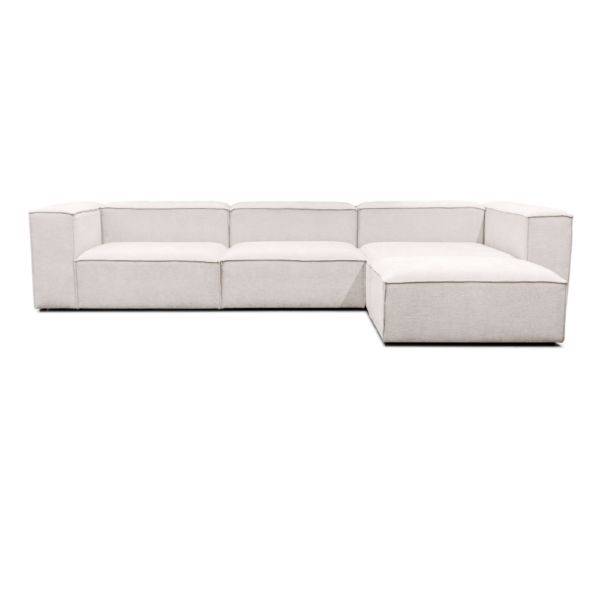 Lissabon 360cm XL chaiselong sofa, højrevendt