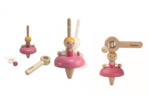 Snurretop fra Plantoys - Ballerina - Bæredygtigt legetøj -