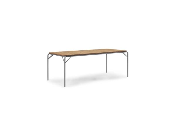 Normann Copenhagen - Vig Table Robinia - Havebord - Grey - Large - H76 x W90 x L200 cm