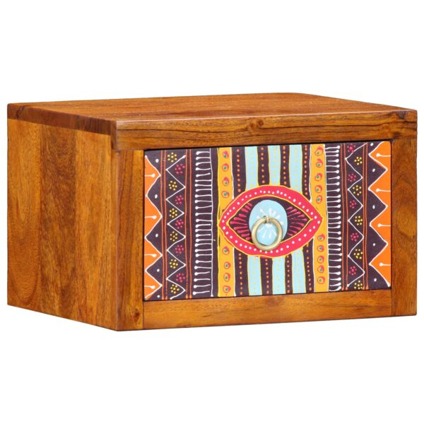 vidaXL Natbord 2 stk 35x30x22 cm Massivt Akacietræ